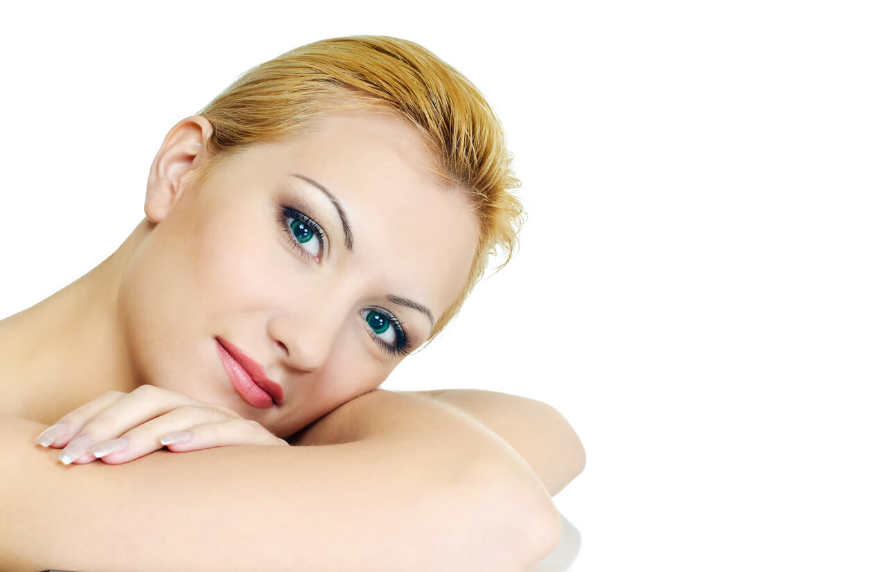 Lente de contato verde