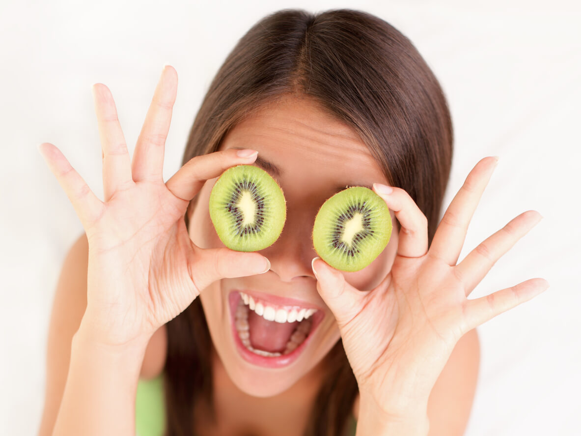 Kiwis nos olhos